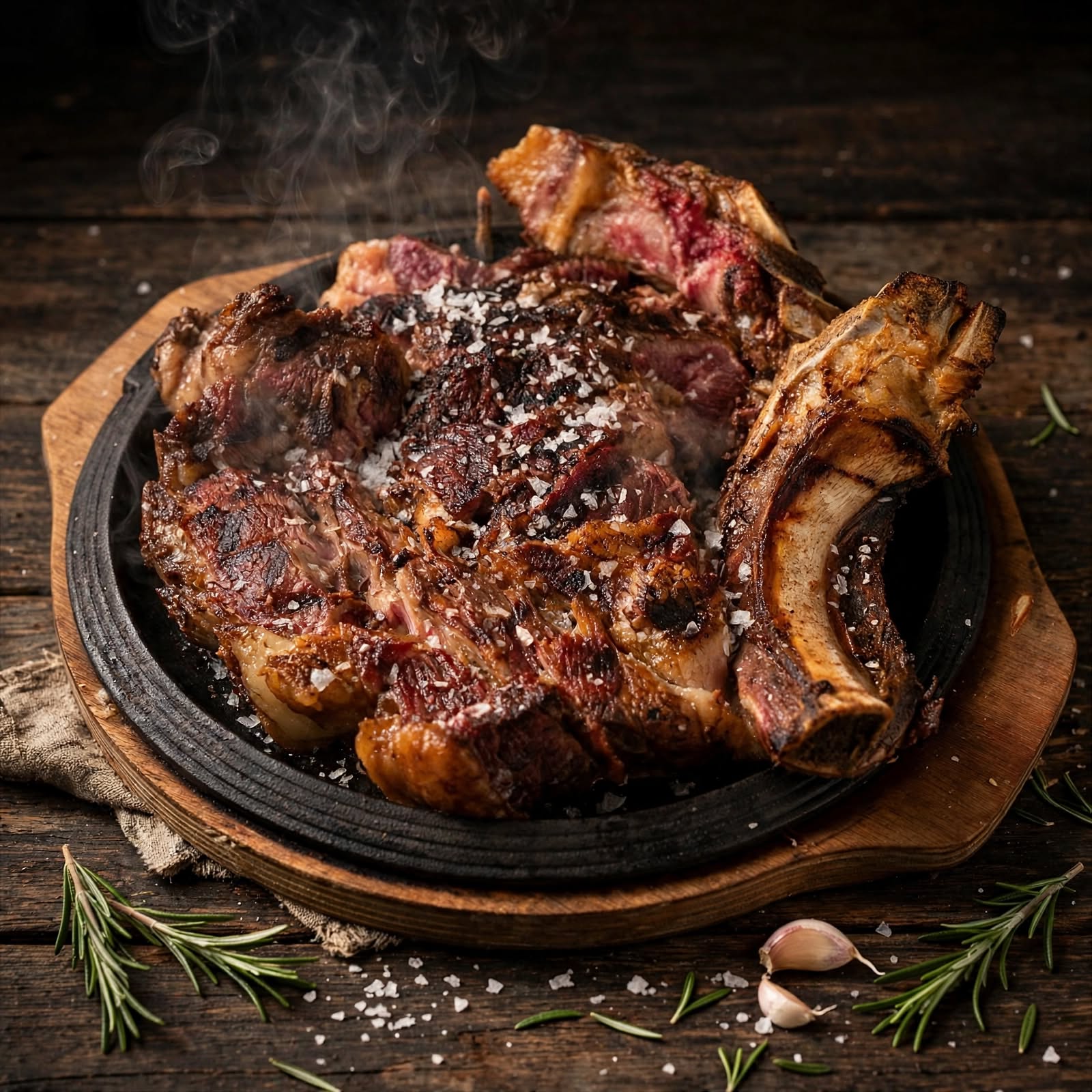 Entrecot de vaca a la parrilla